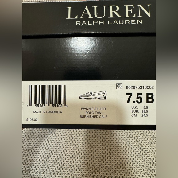 Ralph Lauren Wynnie Burnished Leather Loafer - Picture 2 of 12